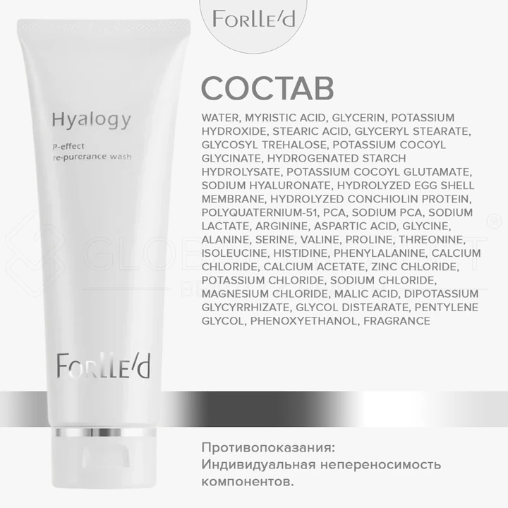 Forlle'd Hyalogy P-Effect Re-Purerance Wash, 100мл