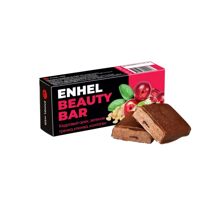 Enhel Collagen beauty bar cedar, cranberry, green buckwheat