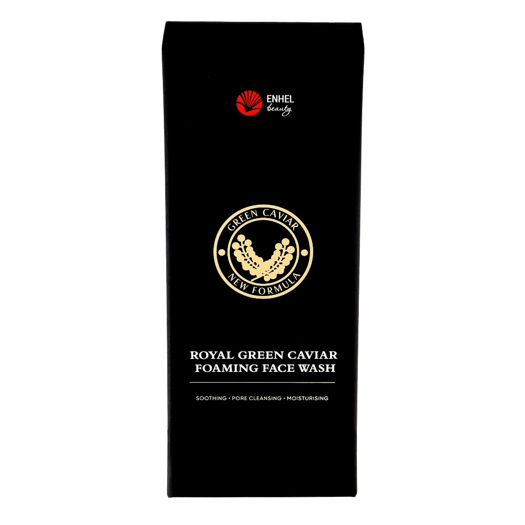 Enhel Beauty Royal Green Caviar Foaming Face Wash, 150мл