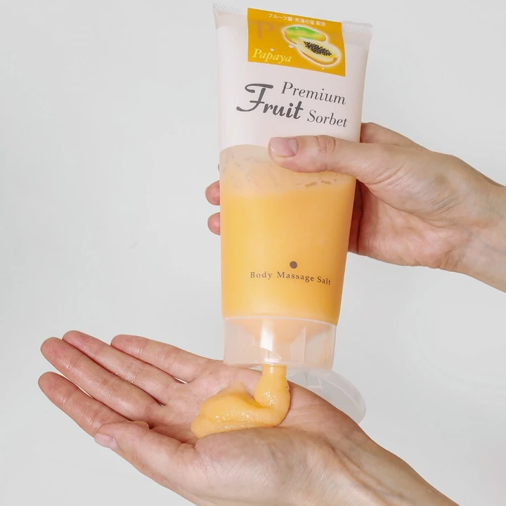 Enhel FRUITS MASSAGE SALT PAPAYA 500G