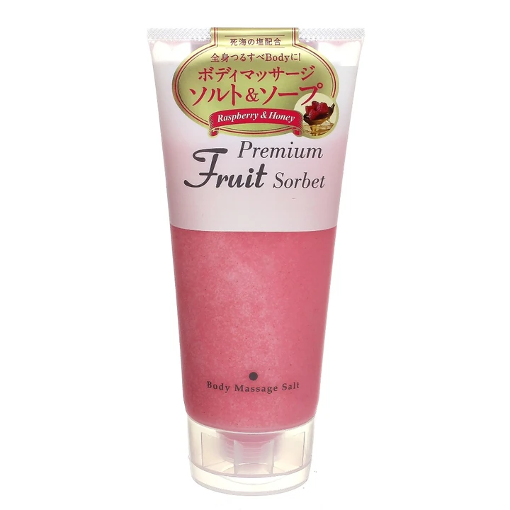 Enhel FRUITS MASSAGE SALT RASPBERRY HONEY 500G