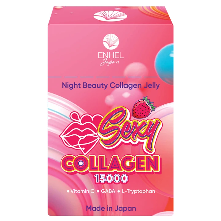 Enhel Japan Night Beauty Collagen Jelly, 15стиков