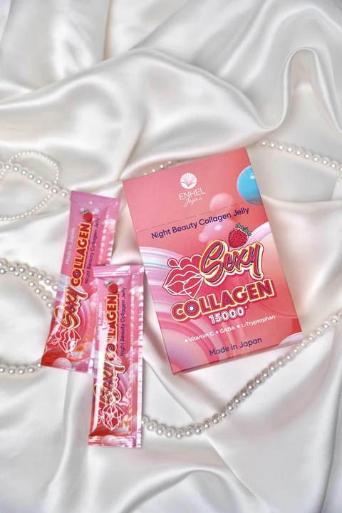 Enhel Japan Night Beauty Collagen Jelly, 15стиков